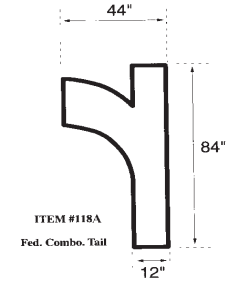 FEDERAL COMBO TAIL STENCIL