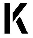LETTER "K" STENCIL FROM 4" TO 96" TALL