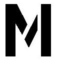 LETTER "M" STENCIL FROM 4" TO 96" TALL