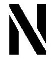 LETTER "N" STENCIL FROM 4" TO 96" TALL