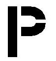 LETTER "P" STENCIL FROM 4" TO 96" TALL