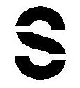 LETTER "S" STENCIL FROM 4"TO 96" TALL