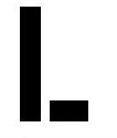 LETTER "L" STENCIL FROM 4" TO 96" TALL